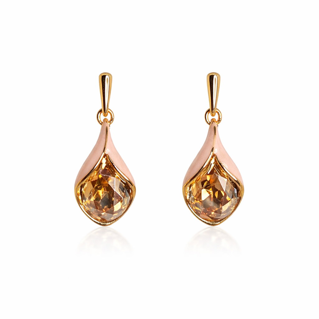 Amber Crystal Drops
