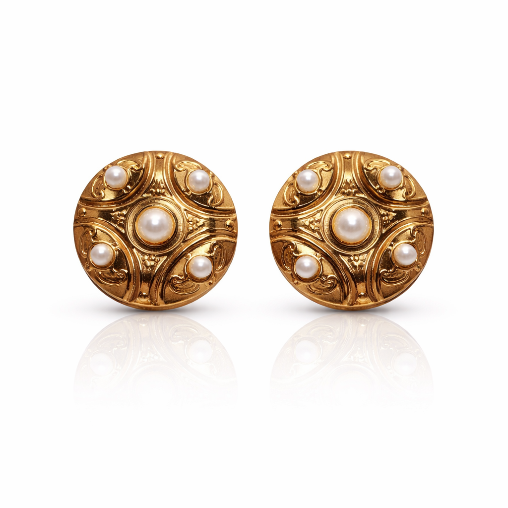 Vintage Pearl Studs