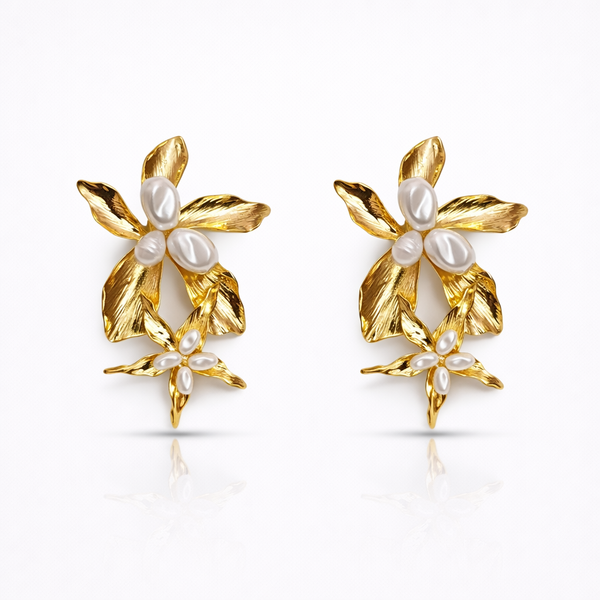 Pearl Blossom Studs