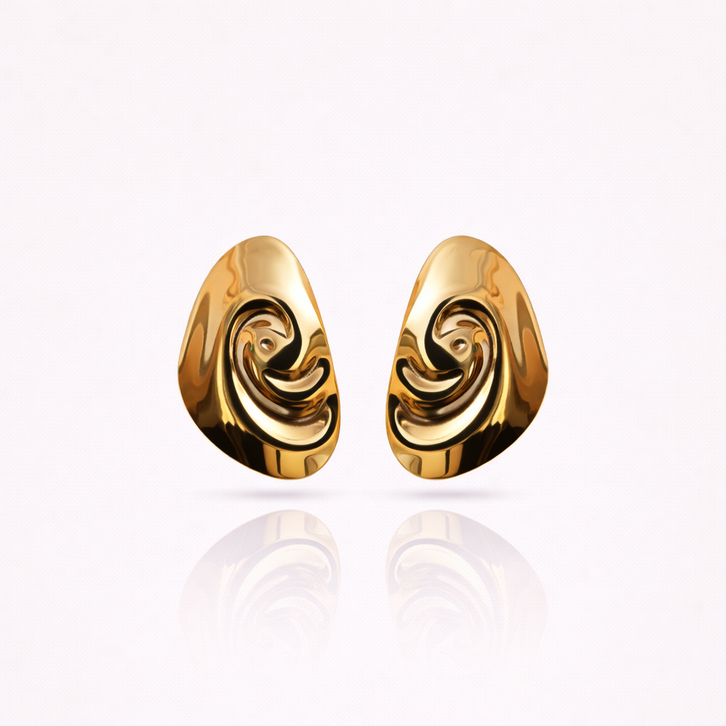 Spiral Sculpt Studs