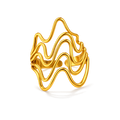 Ripple Wave Ring
