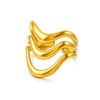 Fluid Waves Ring