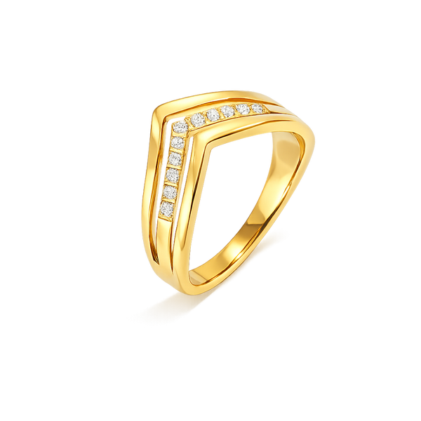 Crystal Edge Ring