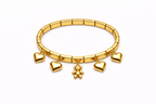 Heart Charm Bangle