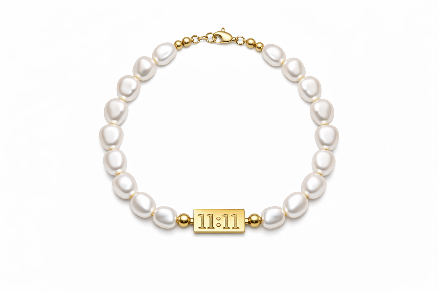 Lucky (11:11) Pearl Bracelet
