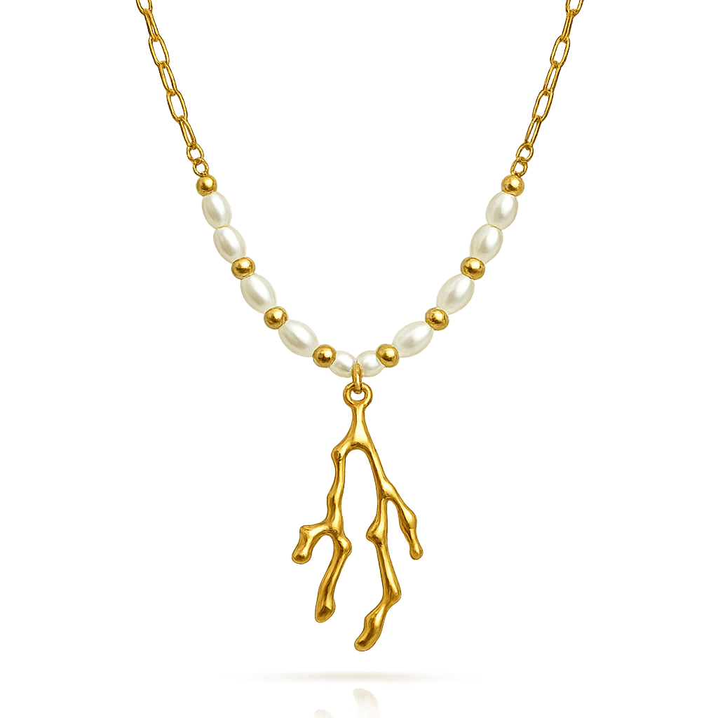 Pearl Coral Necklace