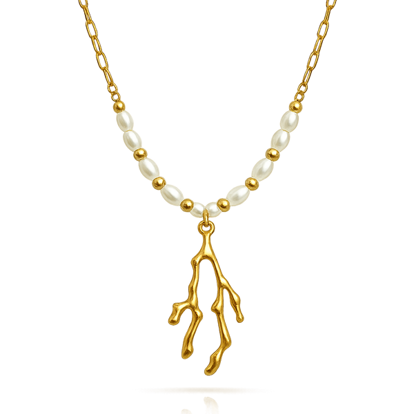 Pearl Coral Necklace