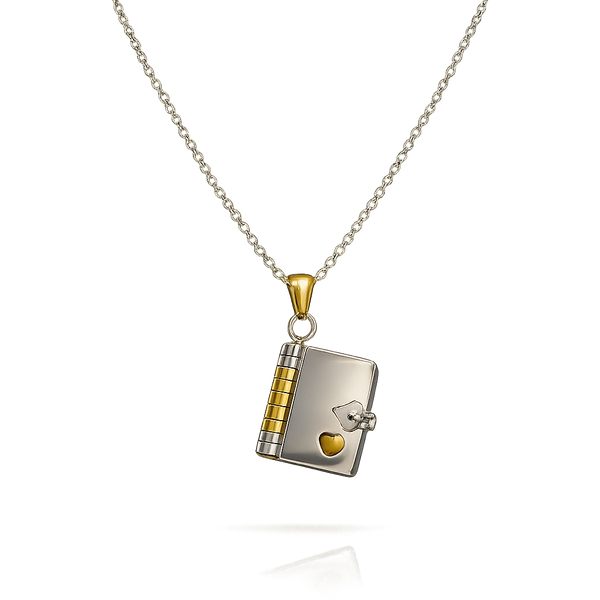 Love Book Necklace