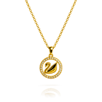 Swan Emblem Necklace