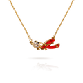 Ruby Blossom Necklace