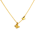 Dual Butterfly Necklace