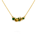 Emerald Charm Necklace