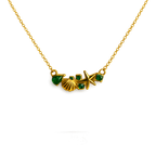 Emerald Charm Necklace