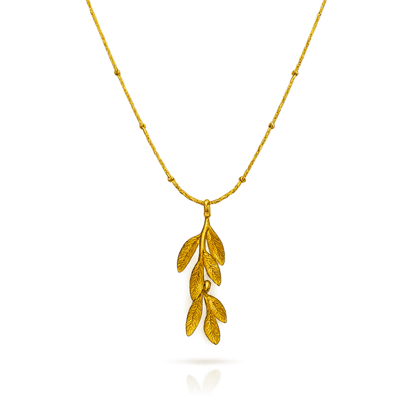 Feather Leaf Necklace