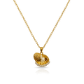Golden Shell Pendant