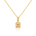 Crystal Lock Pendant