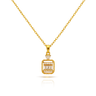 Crystal Lock Pendant