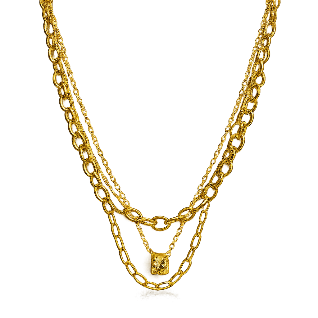 Triple Chain Necklace