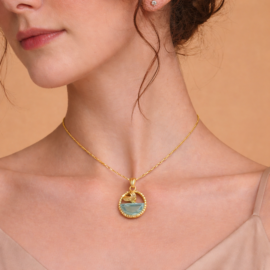 Ocean Fish Tail Necklace