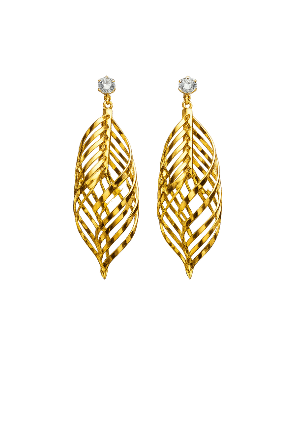 Woven Leaf Drops