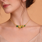 Emerald Charm Necklace
