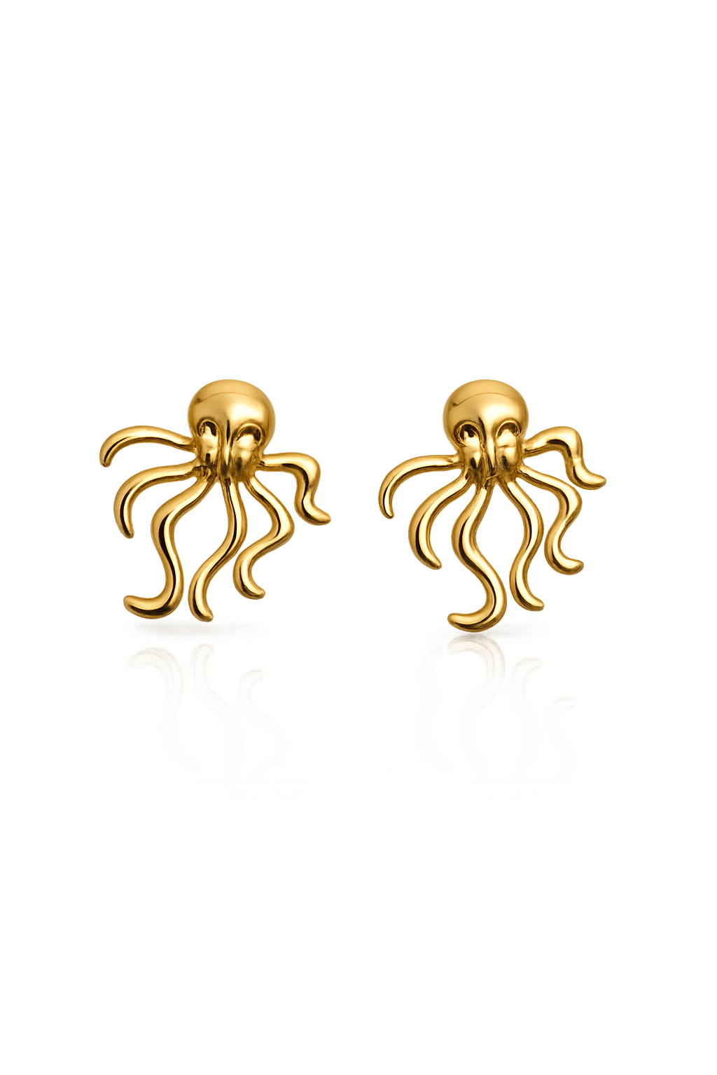 Octopus Charm Studs