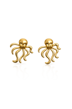 Octopus Charm Studs