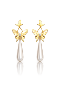 Butterfly Pearl Drops