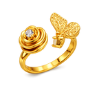 Bloom Butterfly Ring