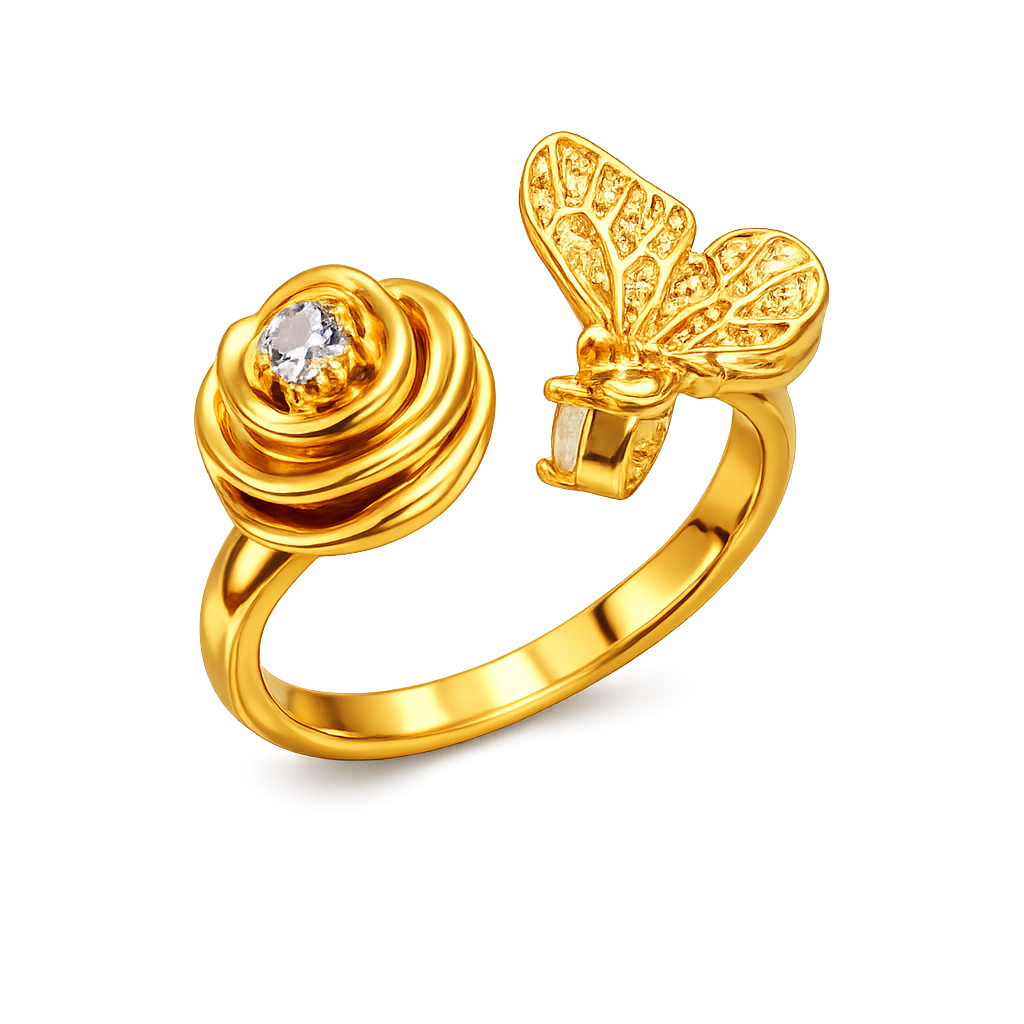 Bloom Butterfly Ring