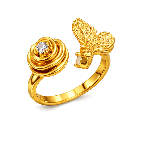Bloom Butterfly Ring