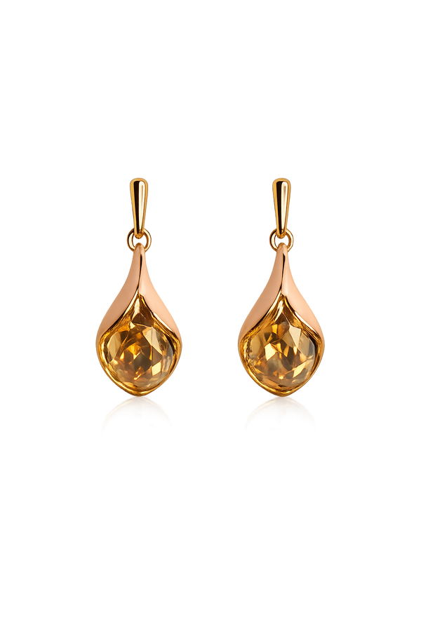 Amber Crystal Drops