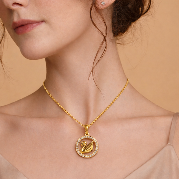Swan Emblem Necklace