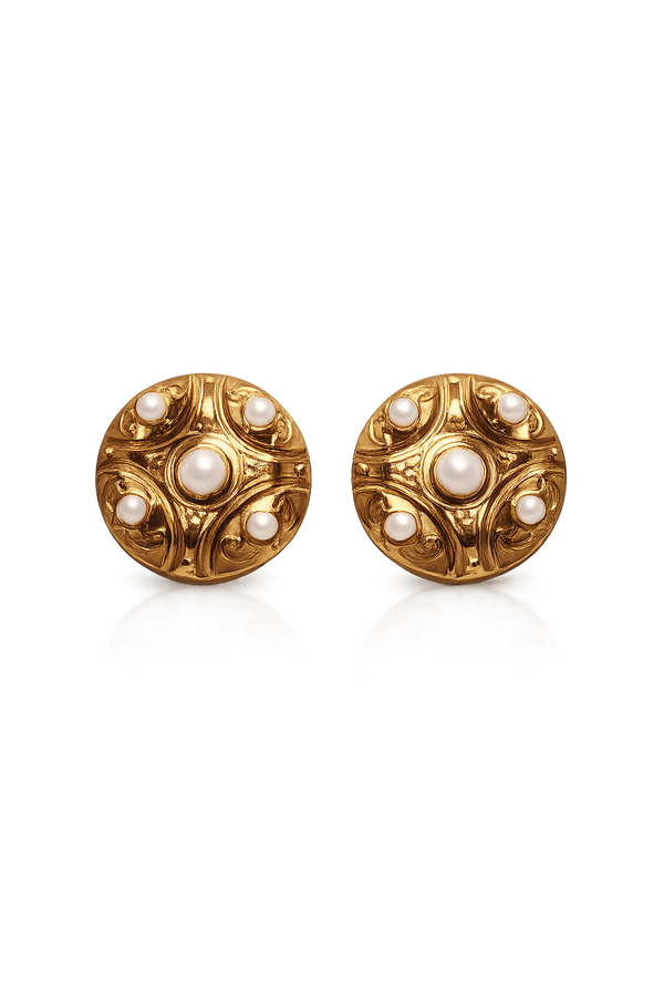 Vintage Pearl Studs
