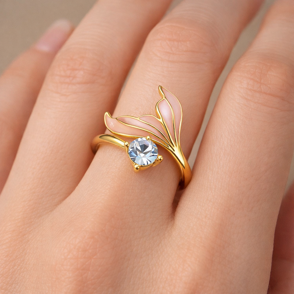 Petal Crystal Ring