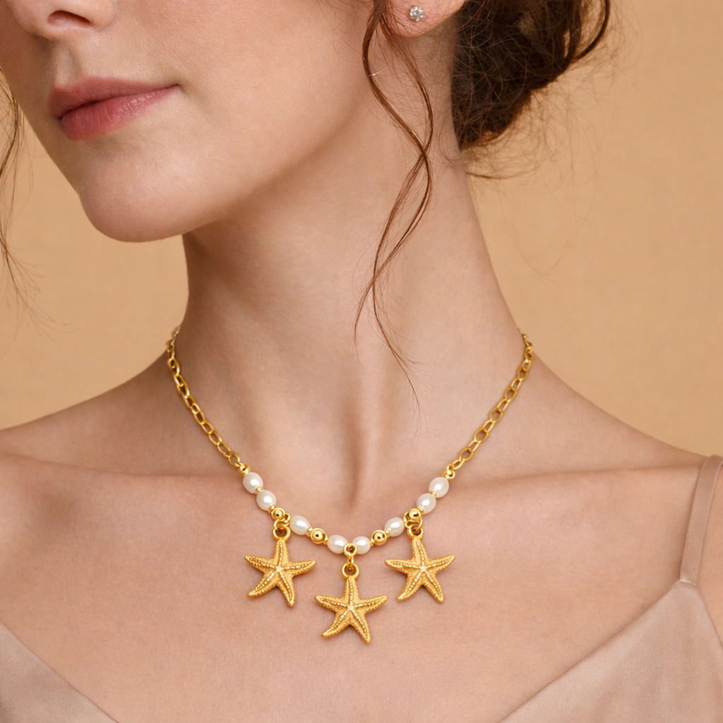 Star Pearl Necklace