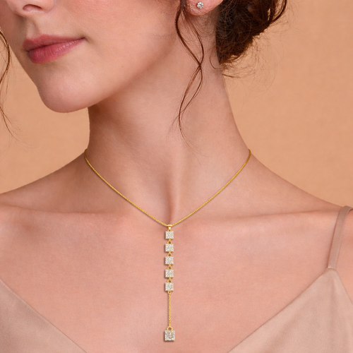 Axis Diamond Necklace