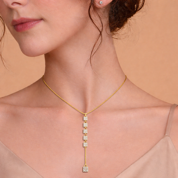 Axis Diamond Necklace