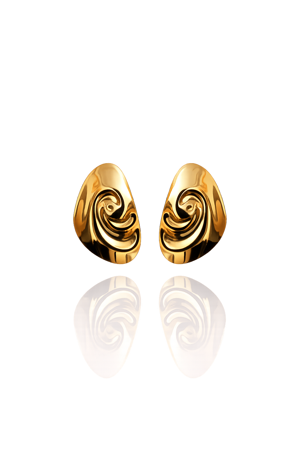 Spiral Sculpt Studs