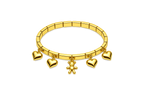 Heart Charm Bangle