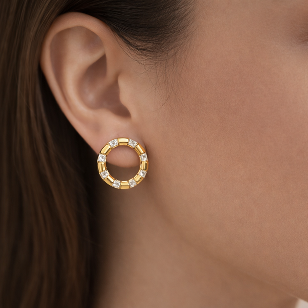 Halo Verge Earrings