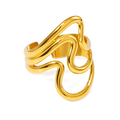 Fluid Wave Ring