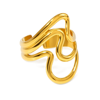 Fluid Wave Ring