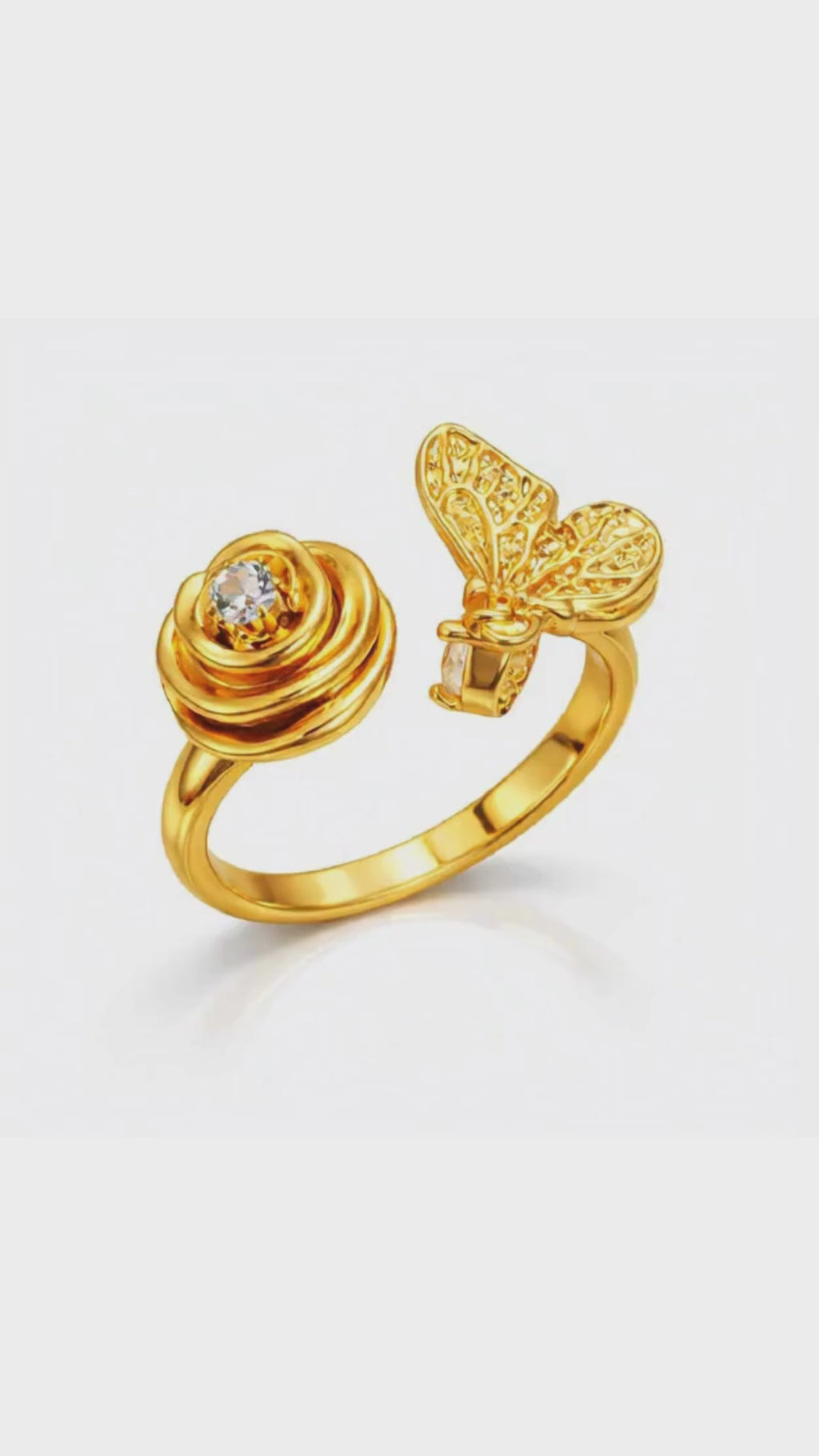 Bloom Butterfly Ring