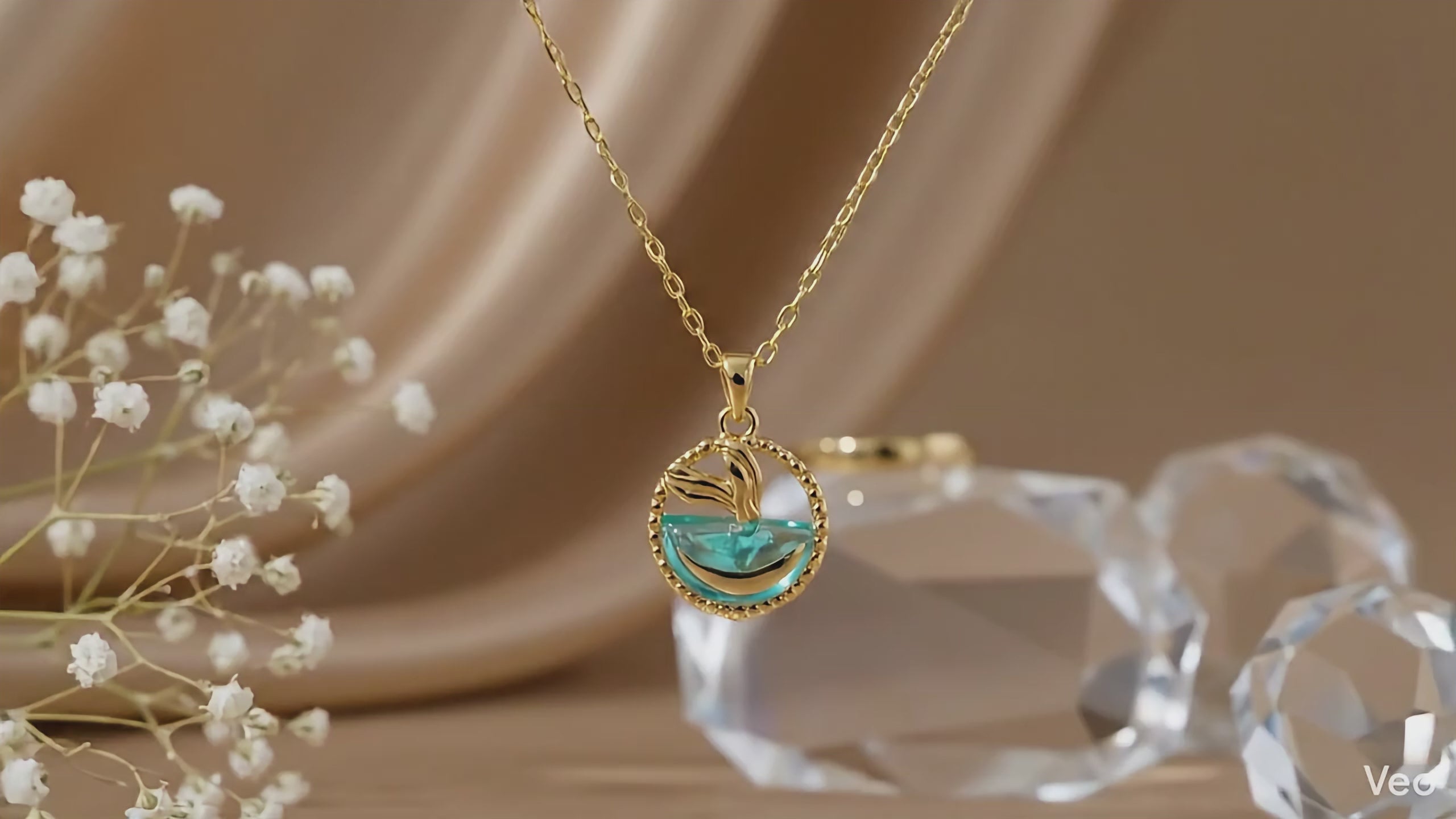 Ocean Fish Tail Necklace