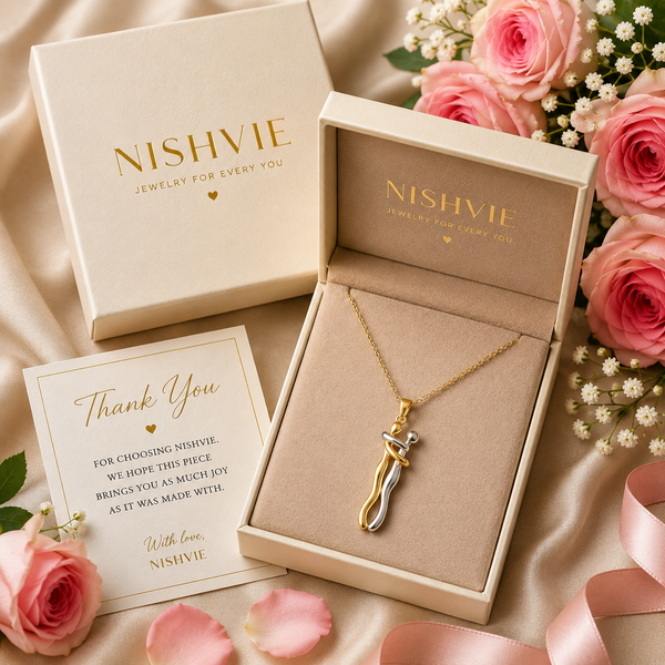 Embrace Bond Couple Pendant Necklac